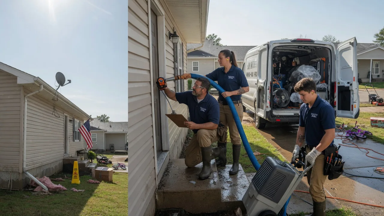 Ceiling Water Damage Restoration in Eureka, KS near me